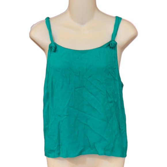 Le Lis Tops - Le Lis‎ Green Knot Tie Top NWT
